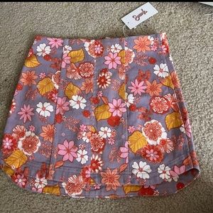 Floral boutique skirt